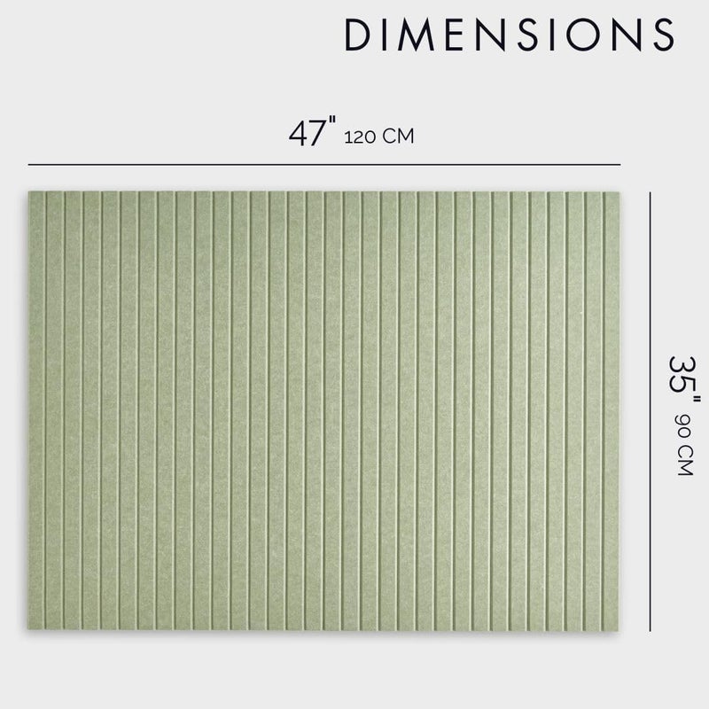 VIVELDA Large Bulletin Board 48"x36" - Office Wall Organizer to Replace Your Old Cork Boards for Walls for Office Decor - 12-Pack Felt Wall Panels for Use in Home Office Decor, Classroom Decor (Sage) - Image 5